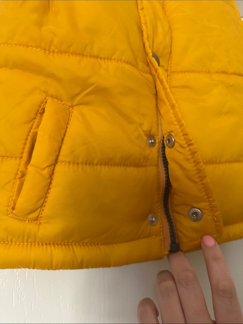 12-24 month Gymboree Mustard Yellow Quilted Puffer Vest